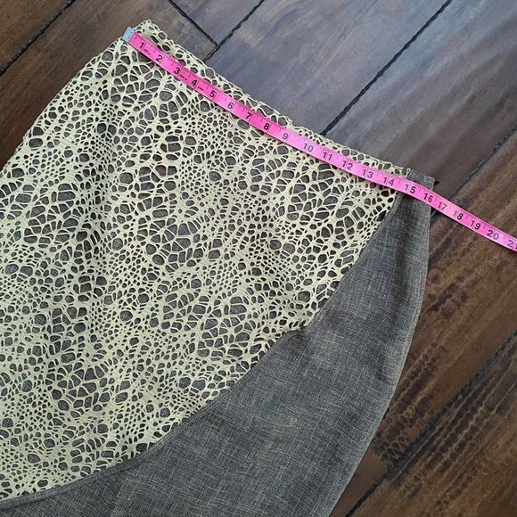 Selma Bos Asymmetrical Lace Overlay Skirt (Vintage) - Picture 4 of 9